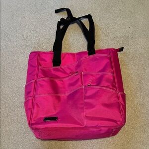 Maggie Mather Stylish Pink Tote Bag Tennis